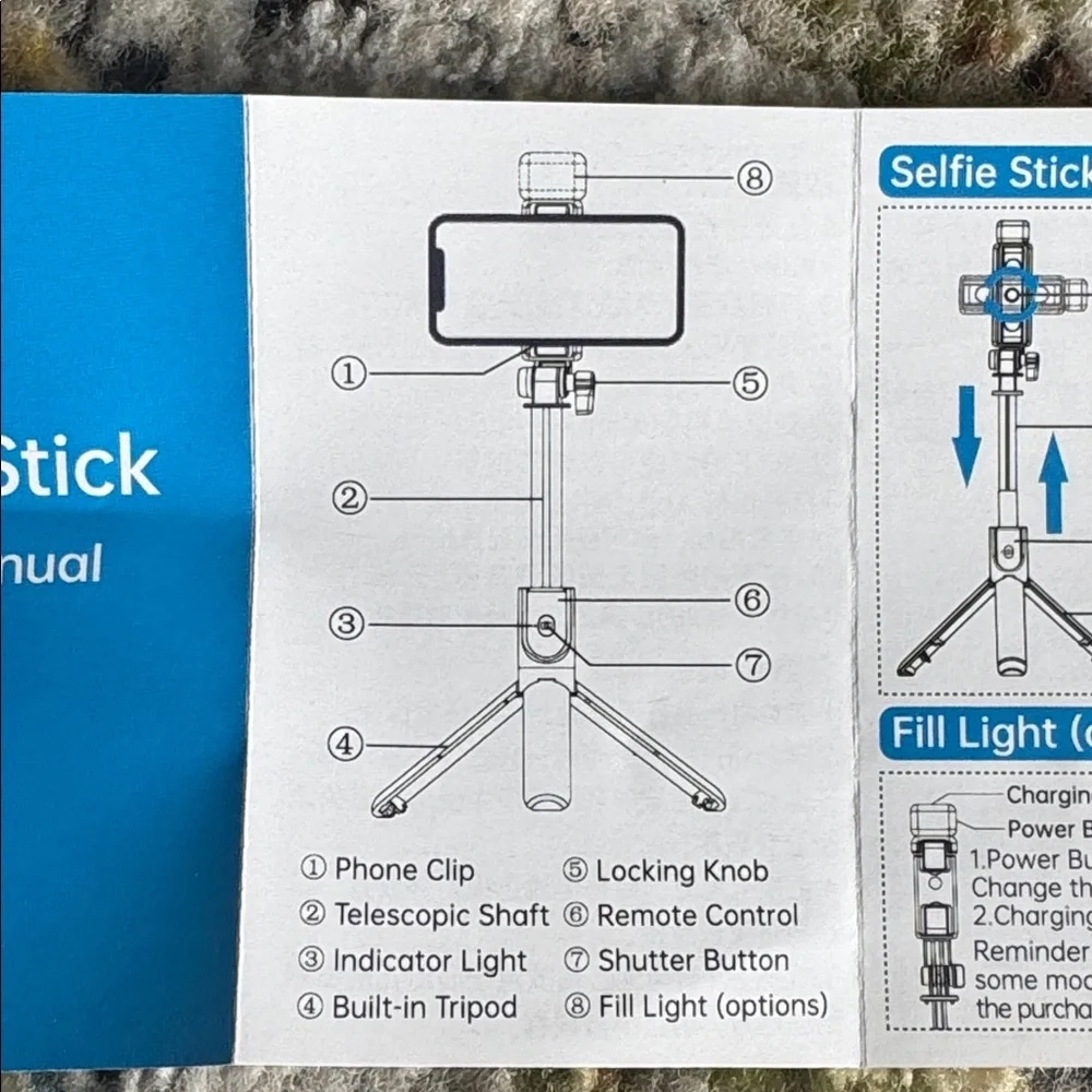 HIS SELFIE STICK…NEW IN BOX